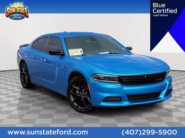 B5 Blue Pearlcoat 2023 Dodge Charger SXT RWD Sedan Rear-Wheel Drive 8-Speed Automatic