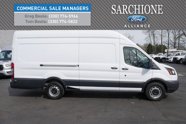 Oxford White 2018 Ford Transit Cargo 250 3dr LWB High Roof Extended Cargo Van with Sliding Passenger Side Door Van Rear-Wheel Drive 6-Speed Automatic Overdrive