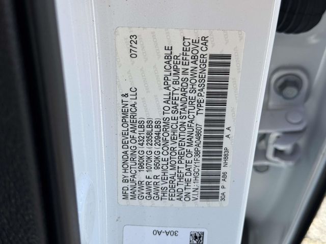 Used 2023 Honda Accord Sedan