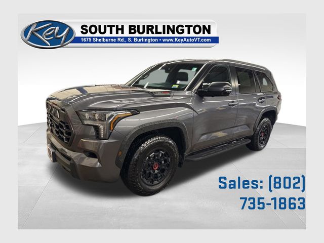 Magnetic Gray Metallic 2024 Toyota Sequoia TRD Pro 4WD SUV / Crossover Four-Wheel Drive Automatic
