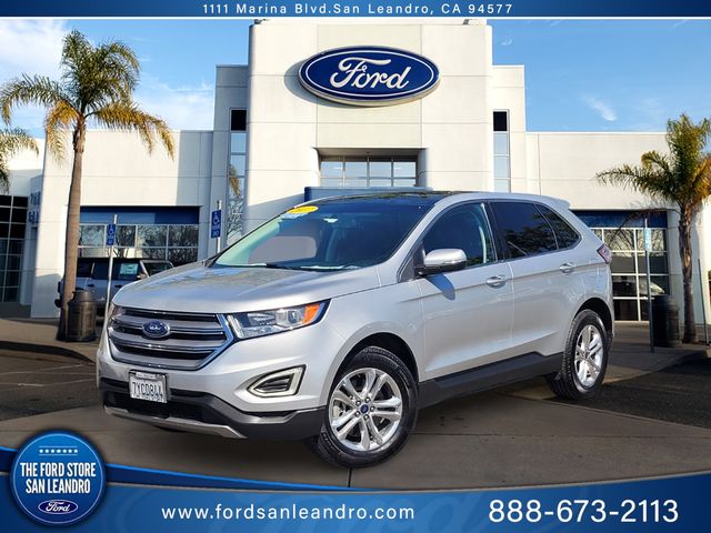 Ingot Silver Metallic 2017 Ford Edge SUV / Crossover All-Wheel Drive 6-Speed Automatic