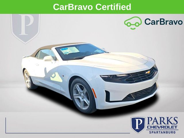 Summit White 2023 Chevrolet Camaro Convertible Rear-Wheel Drive 8-Speed Automatic