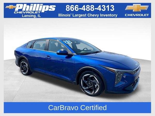 Deep Sea Blue 2025 Kia K4 EX FWD Sedan Front-Wheel Drive Continuously Variable Transmission