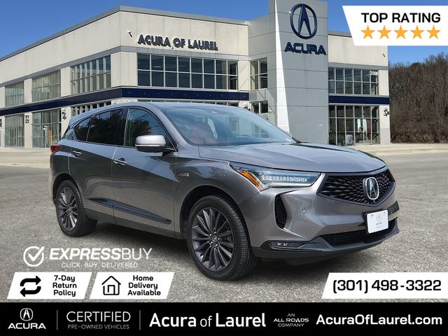 Liquid Carbon Metallic 2024 Acura RDX SUV / Crossover All-Wheel Drive Automatic