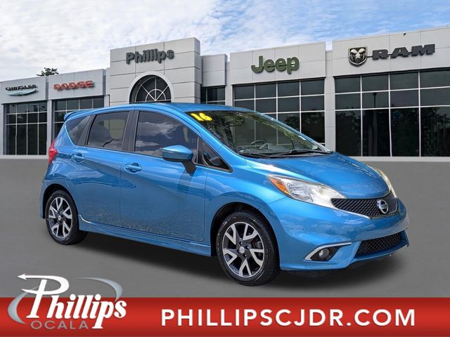 Metallic Peacock 2016 Nissan Versa Note Hatchback Front-Wheel Drive Continuously Variable Transmission