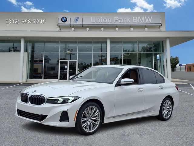 White Metallic 2023 BMW 3 Series Sedan All-Wheel Drive 8-Speed Automatic