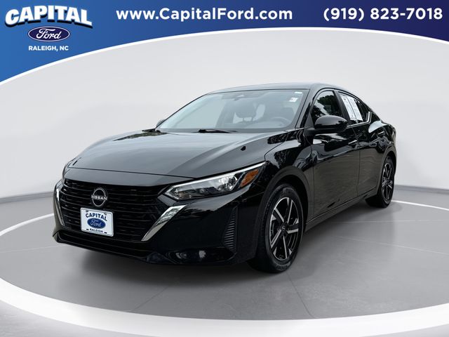 Super Black 2025 Nissan Sentra Sedan Front-Wheel Drive Continuously Variable Transmission