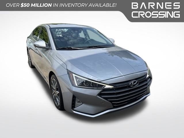 Stellar Silver 2020 Hyundai Elantra Sedan Front-Wheel Drive Continuously Variable Transmission