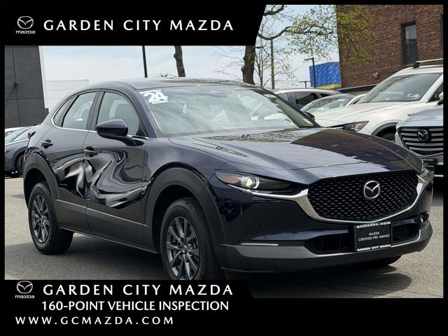 Deep Crystal Blue Mica 2024 Mazda CX-30 2.5 S AWD SUV / Crossover All-Wheel Drive 6-Speed Automatic