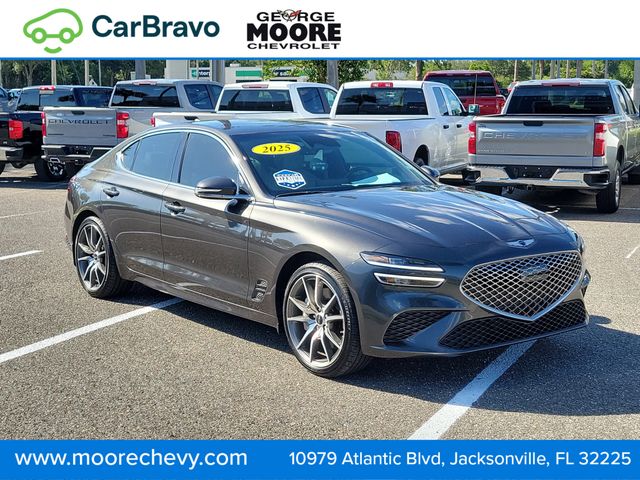 Gray 2025 Genesis G70 2.5T Standard RWD Sedan Rear-Wheel Drive 8-Speed Automatic