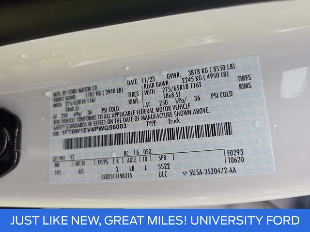 Used 2023 White Ford XLT image 34