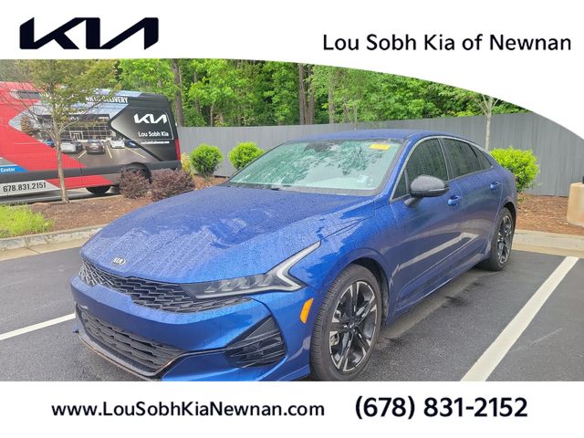 Sapphire Blue 2021 Kia K5 GT-Line FWD Sedan Front-Wheel Drive 8-Speed Automatic