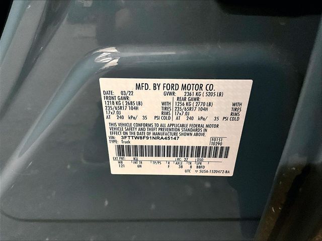 2022 Ford Maverick Lariat Blue at Bob Ruth Ford
