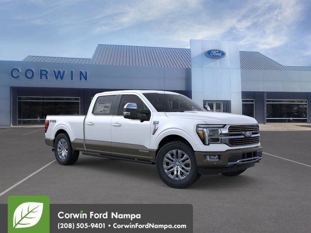 White Metallic 2026 Ford F-150 King Ranch SuperCrew 4WD Pickup Truck Four-Wheel Drive Automatic