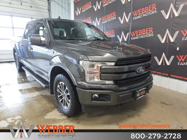 Gray (Magnetic) 2019 Ford F-150 Lariat SuperCrew LB 4WD Pickup Truck Four-Wheel Drive Automatic