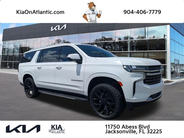 Summit White 2021 Chevrolet Suburban SUV / Crossover 4X2