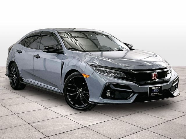 2021 Honda Civic Sport Touring Gray at Bob Ruth Ford