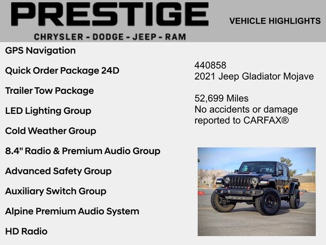 2021 Jeep Gladiator Mojave 2