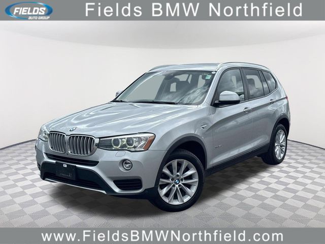 Glacier Silver Metallic 2017 BMW X3 xDrive28i AWD SUV / Crossover All-Wheel Drive 8-Speed Automatic