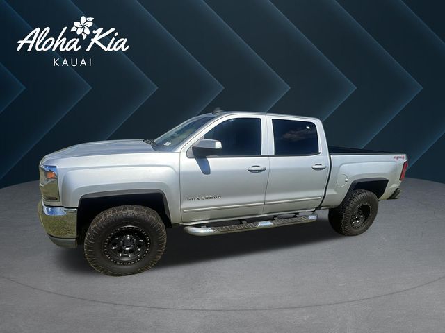 Silver Ice Metallic 2017 Chevrolet Silverado 1500 Pickup Truck Four-Wheel Drive 6-Speed Automatic Overdrive