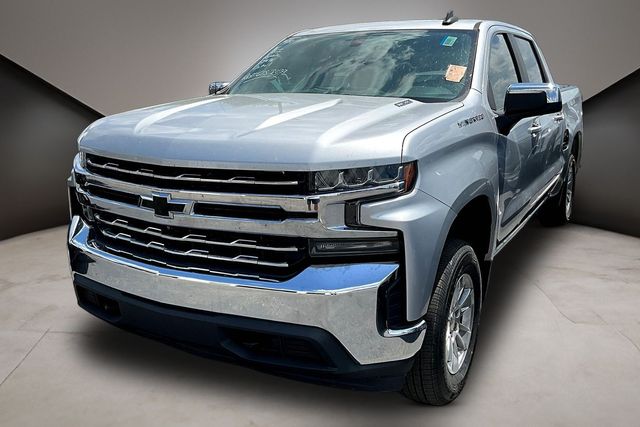 Silver Ice Metallic 2021 Chevrolet Silverado 1500 LT Crew Cab 4WD Pickup Truck Four-Wheel Drive Automatic