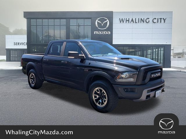 Brilliant Black Crystal Pearlcoat 2016 RAM 1500 Rebel Crew Cab 4WD Pickup Truck Four-Wheel Drive 8-Speed Automatic