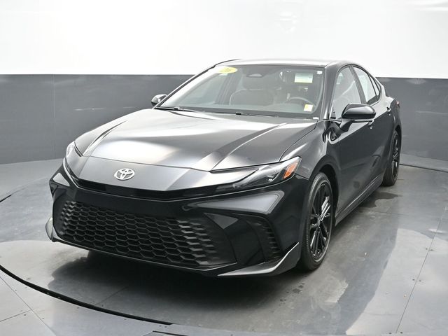 Midnight Black Metallic 2025 Toyota Camry SE FWD Sedan Front-Wheel Drive Continuously Variable Transmission