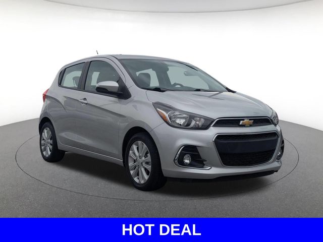 Silver Ice Metallic 2017 Chevrolet Spark Hatchback Front-Wheel Drive Continuously Variable Transmission