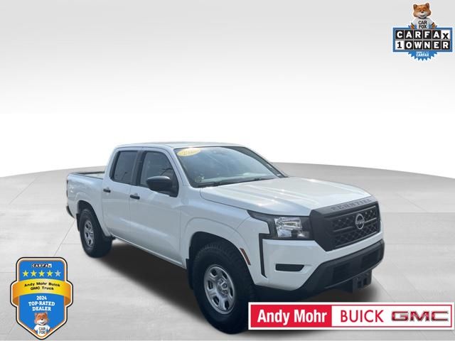 Glacier White 2022 Nissan Frontier Pickup Truck Four-Wheel Drive 9-Speed Automatic