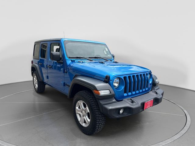 Hydro Blue Pearl Coat 2023 Jeep Wrangler Sport S 4-Door 4WD SUV / Crossover Four-Wheel Drive 8-Speed Automatic