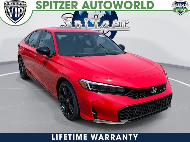 Rallye Red 2026 Honda Civic Sedan Front-Wheel Drive 6-Speed Manual