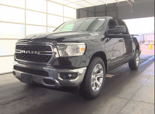 Diamond Black 2022 RAM 1500 Pickup Truck Four-Wheel Drive 8-Speed Automatic