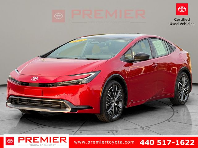 Red 2024 Toyota Prius Hatchback All-Wheel Drive Continuously Variable Transmission
