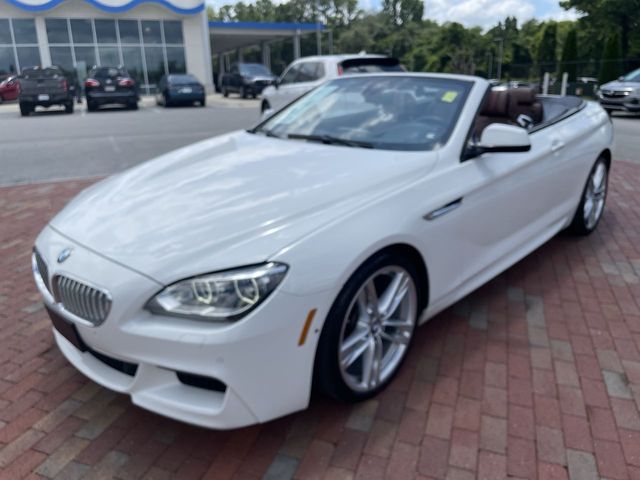 Alpine White 2015 BMW 6 Series Convertible All-Wheel Drive 8-Speed Automatic