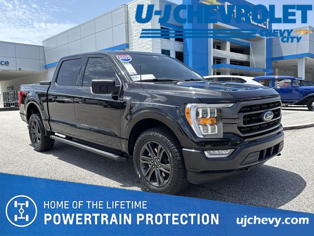 Black Metallic 2022 Ford F-150 Pickup Truck Four-Wheel Drive Automatic
