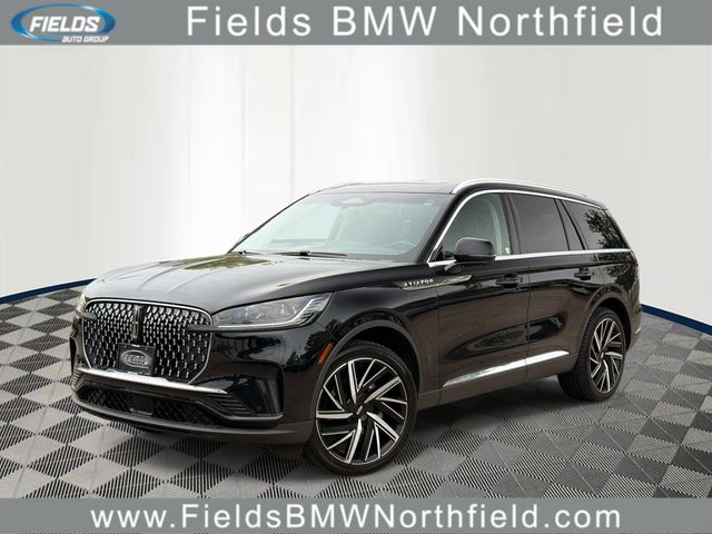 Infinite Black Metallic Clearcoat 2025 Lincoln Aviator SUV / Crossover All-Wheel Drive Automatic
