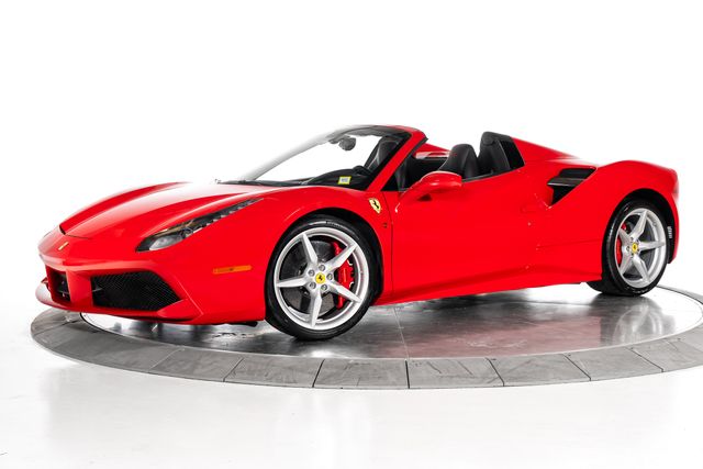 Rosso Corsa 2018 Ferrari 488 Spider RWD Convertible Rear-Wheel Drive 7-Speed Automatic