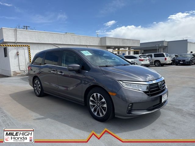 Gray (Modern Steel Metallic) 2022 Honda Odyssey EX-L FWD Minivan Front-Wheel Drive Automatic