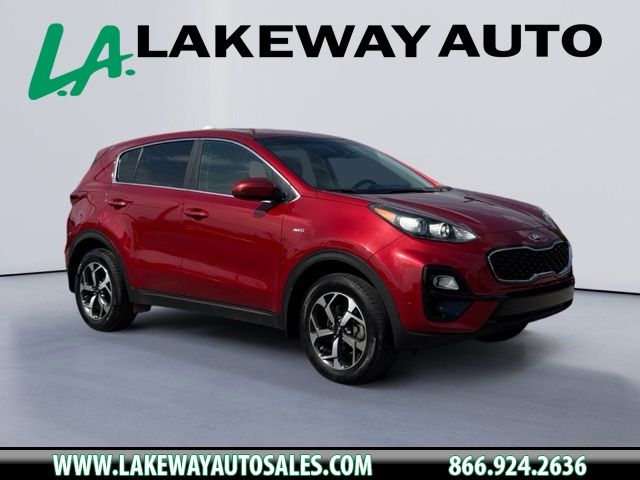 Hyper Red 2021 Kia Sportage LX AWD SUV / Crossover All-Wheel Drive 6-Speed Automatic Overdrive