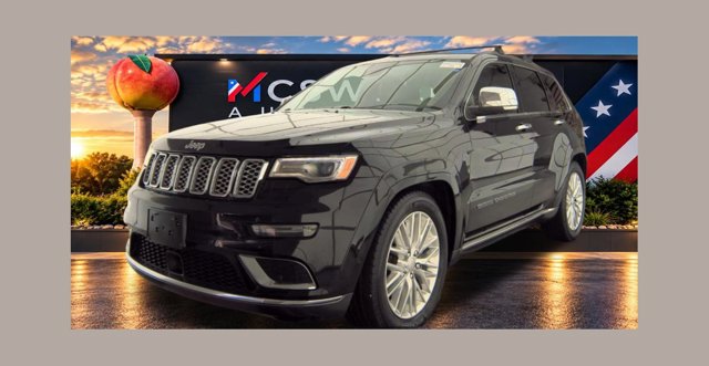 Diamond Black Crystal Pearlcoat 2018 Jeep Grand Cherokee SUV / Crossover Four-Wheel Drive 8-Speed Automatic