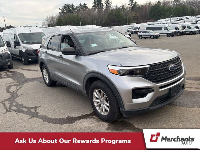 Silver Metallic 2021 Ford Explorer AWD SUV / Crossover All-Wheel Drive Automatic
