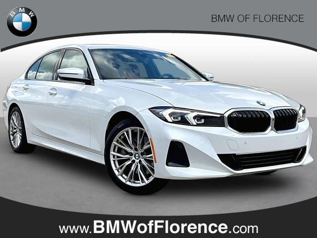 White Metallic 2023 BMW 3 Series Sedan Rear-Wheel Drive 8-Speed Automatic