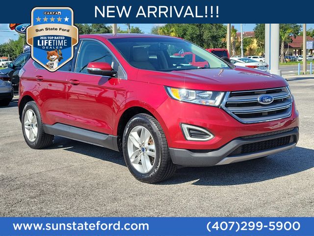 Ruby Red Metallic 2017 Ford Edge SUV / Crossover Front-Wheel Drive 6-Speed Automatic