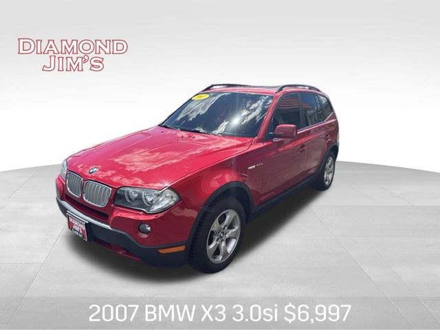 Red 2007 BMW X3 3.0si AWD SUV / Crossover All-Wheel Drive 6-Speed Automatic