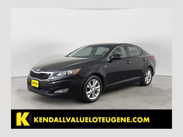 Ebony Black 2012 Kia Optima Sedan Front-Wheel Drive 6-Speed Automatic
