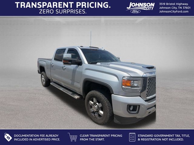 Quicksilver Metallic 2017 GMC Sierra 3500HD Denali Crew Cab LB DRW 4WD Pickup Truck Four-Wheel Drive 6-Speed Automatic