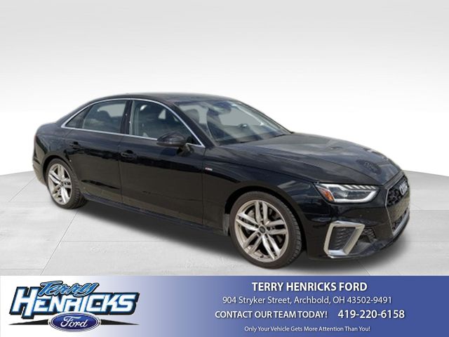Red 2024 Audi A4 Sedan All-Wheel Drive 7-Speed Automatic