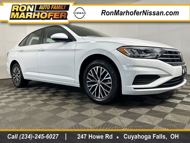 Pure White 2021 Volkswagen Jetta Sedan Front-Wheel Drive 6-Speed Manual