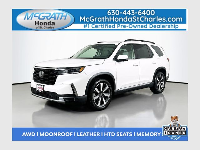 Platinum White Pearl 2023 Honda Pilot SUV / Crossover All-Wheel Drive Automatic