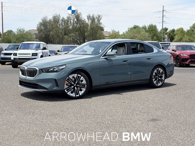 Cape York Green Metallic 2025 BMW 5 Series Sedan Rear-Wheel Drive 8-Speed Automatic